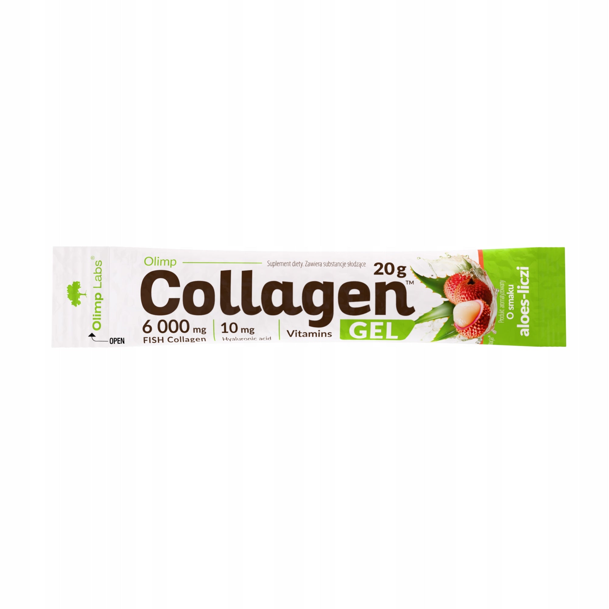 OLIMP COLLAGEN GEL 20g COLLAGEN taste aloe-lychee 1 sachet