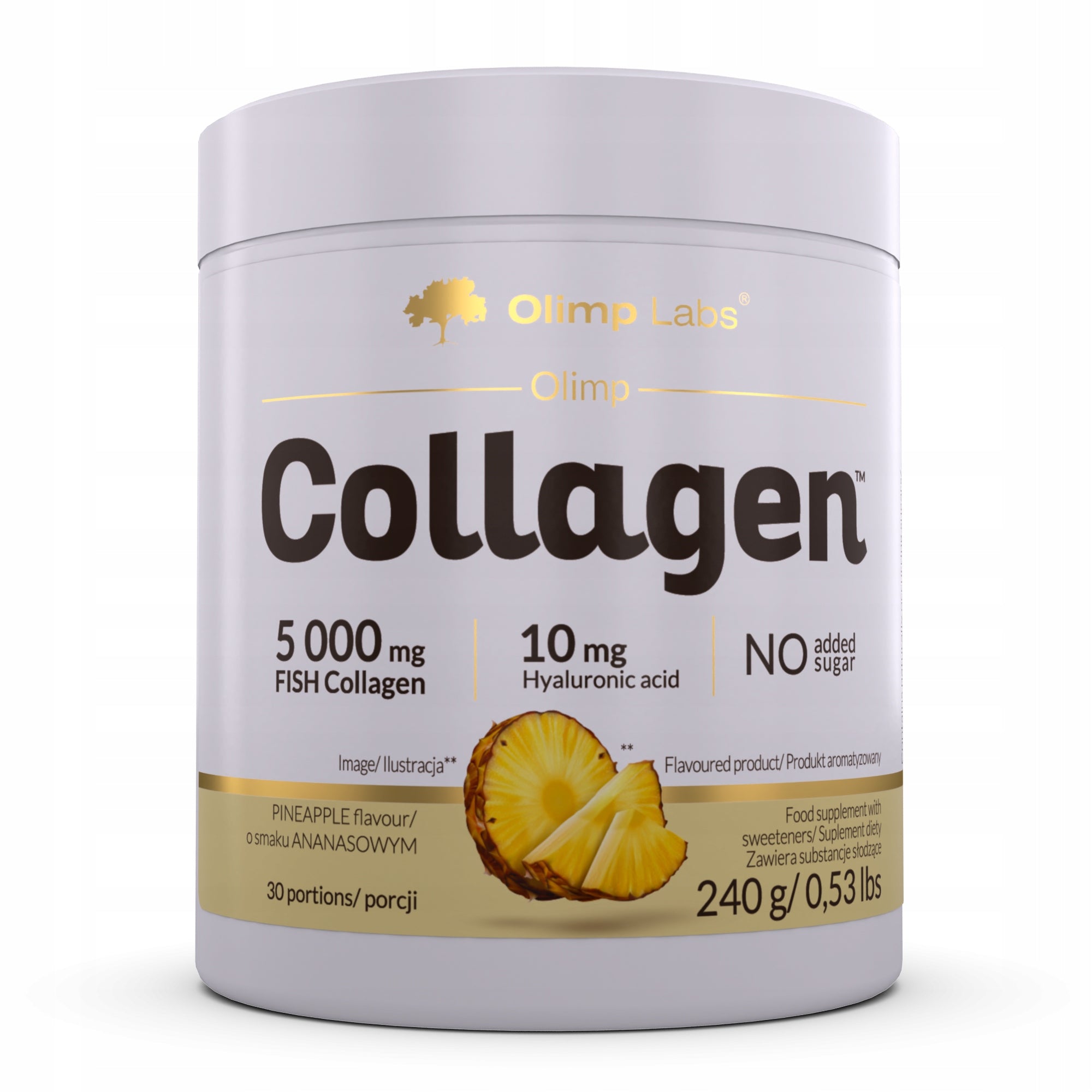 OLIMP COLLAGEN POWDER 240G PINEAPPLE FLAVOUR