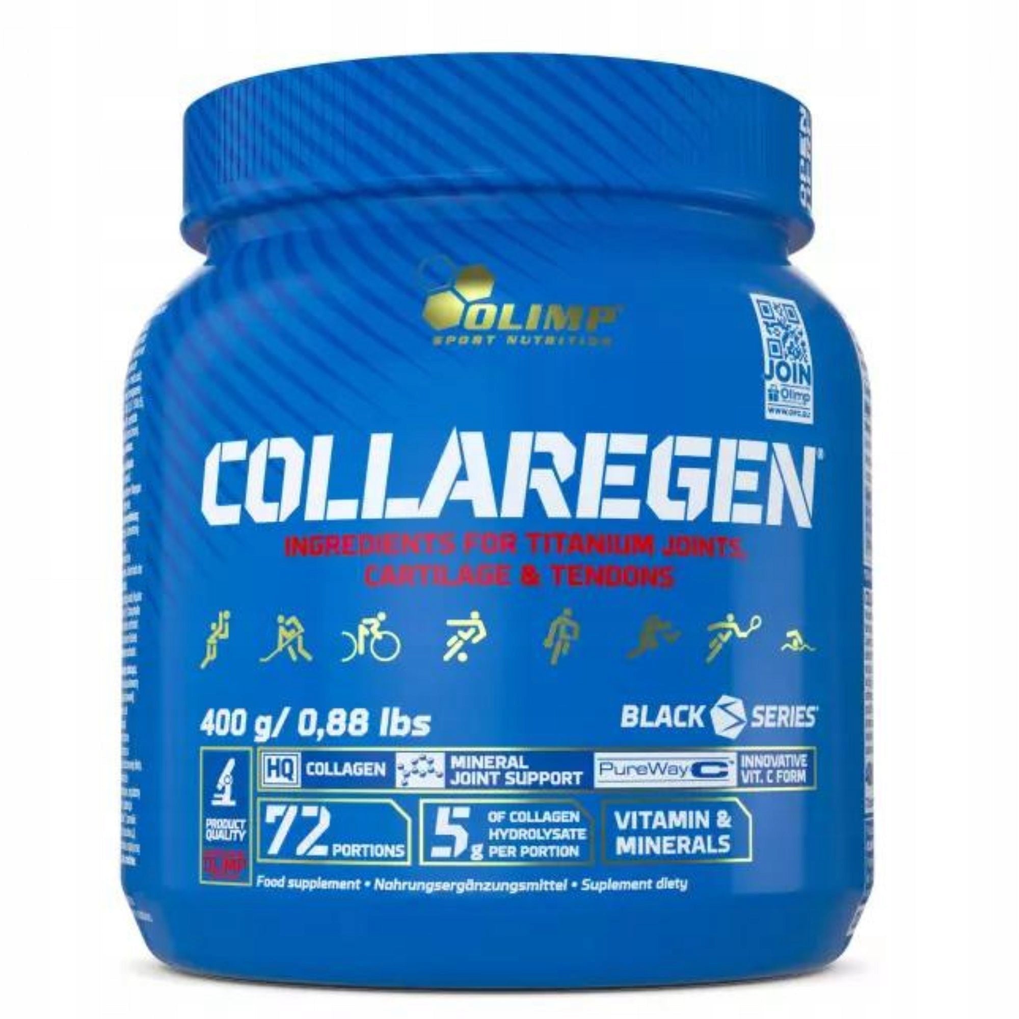 OLIMP COLLAREGEN Lemon 400 g Joints, bones and muscles