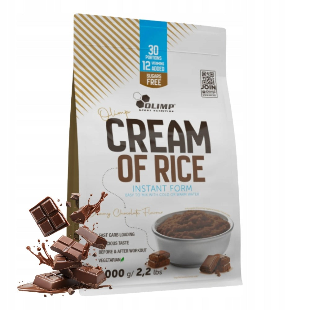 OLIMP CREAM OF RICE 1000g GRUEL RICE CARBOHYDRATES FAST MEAL BREAKFAST