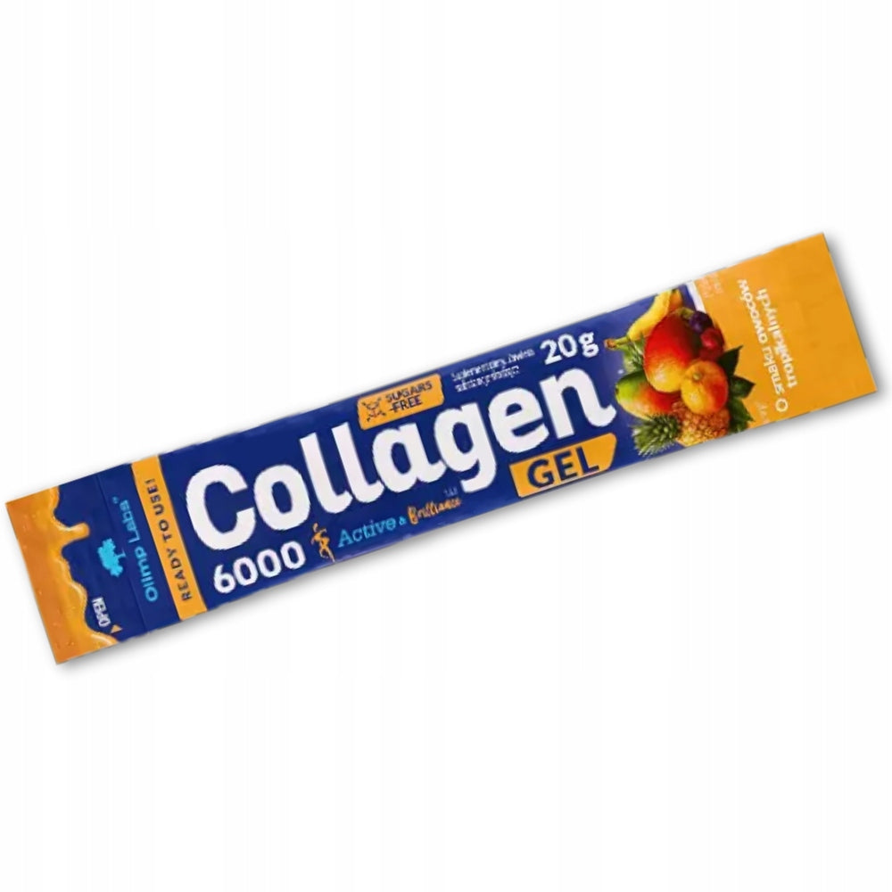 OLIMP Collagen GEL 6000 Active Brillance 20g tropical fruit Form sachet
