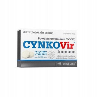 OLIMP Cynkovir Immuno tablets, skin, nails, hair, 30 pcs.