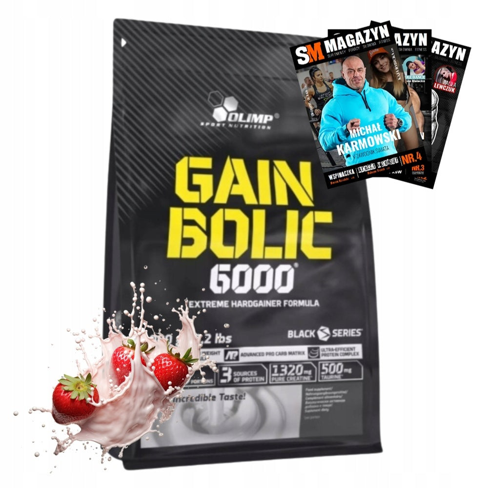 OLIMP GAIN BOLIC 6000 1 KG GAINER MUSCLE MASS CARBOHYDRATES 1000 G STRENGTH