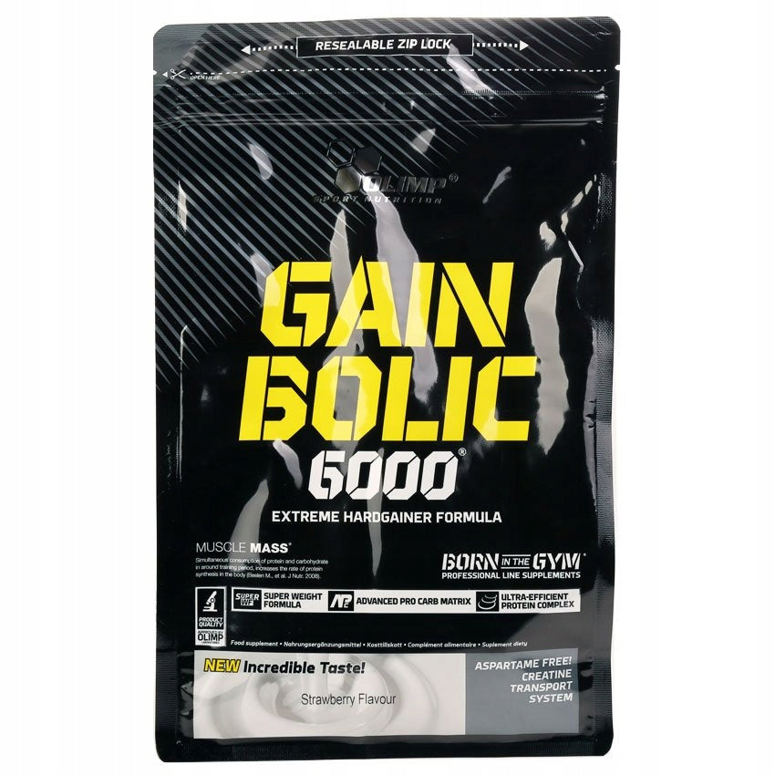 OLIMP GAIN BOLIC 6000 1000G STRONG GAINER PROTEIN MUSCLE REGENERATION MASS EAN (GTIN) 5901330038068