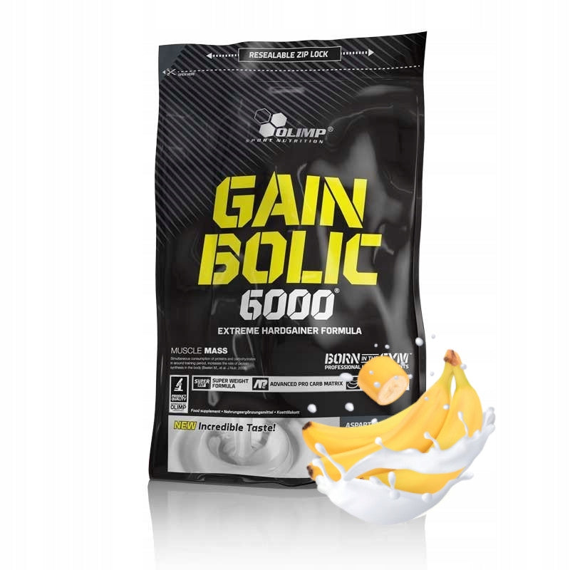 OLIMP GAIN BOLIC 6000 1000g PROTEIN WPC GAINER CARBOHYDRATES WHEY CONCENTRATE