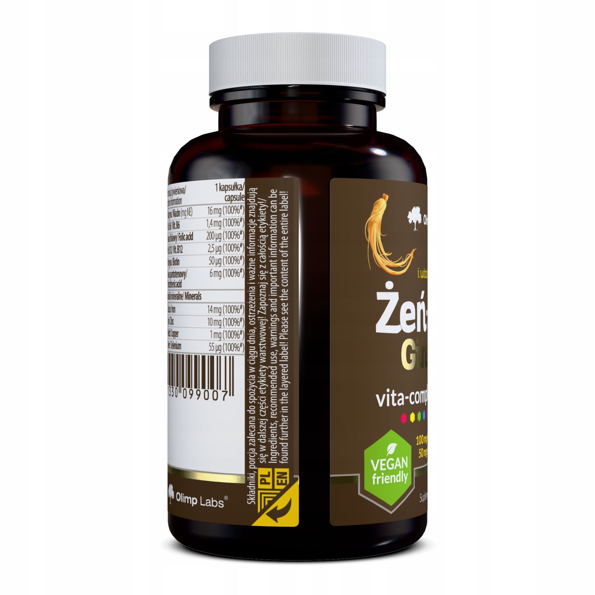 OLIMP GINSENG VITA-COMPLEX ACTIVE 60caps STRESS VITAMINS MINERALS Brand Olimp