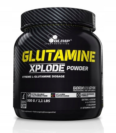 OLIMP GLUTAMINE XPLODE 500G LEMON GLUTAMINE AMINO ACIDS MUSCLE STRENGTH