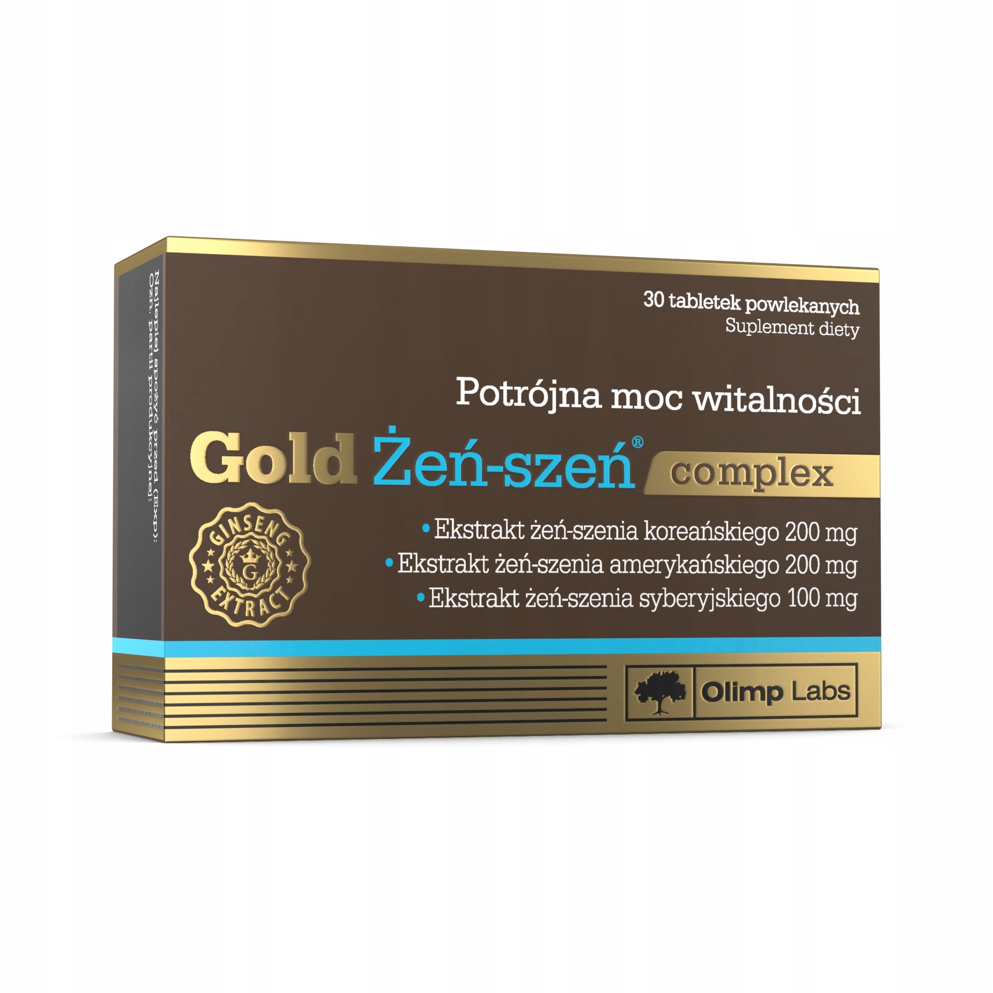 OLIMP GOLD GINSENG COMPLEX 30tab STRENGTH AND VITALITY LIBIDO MAGNESIUM EXTRACT