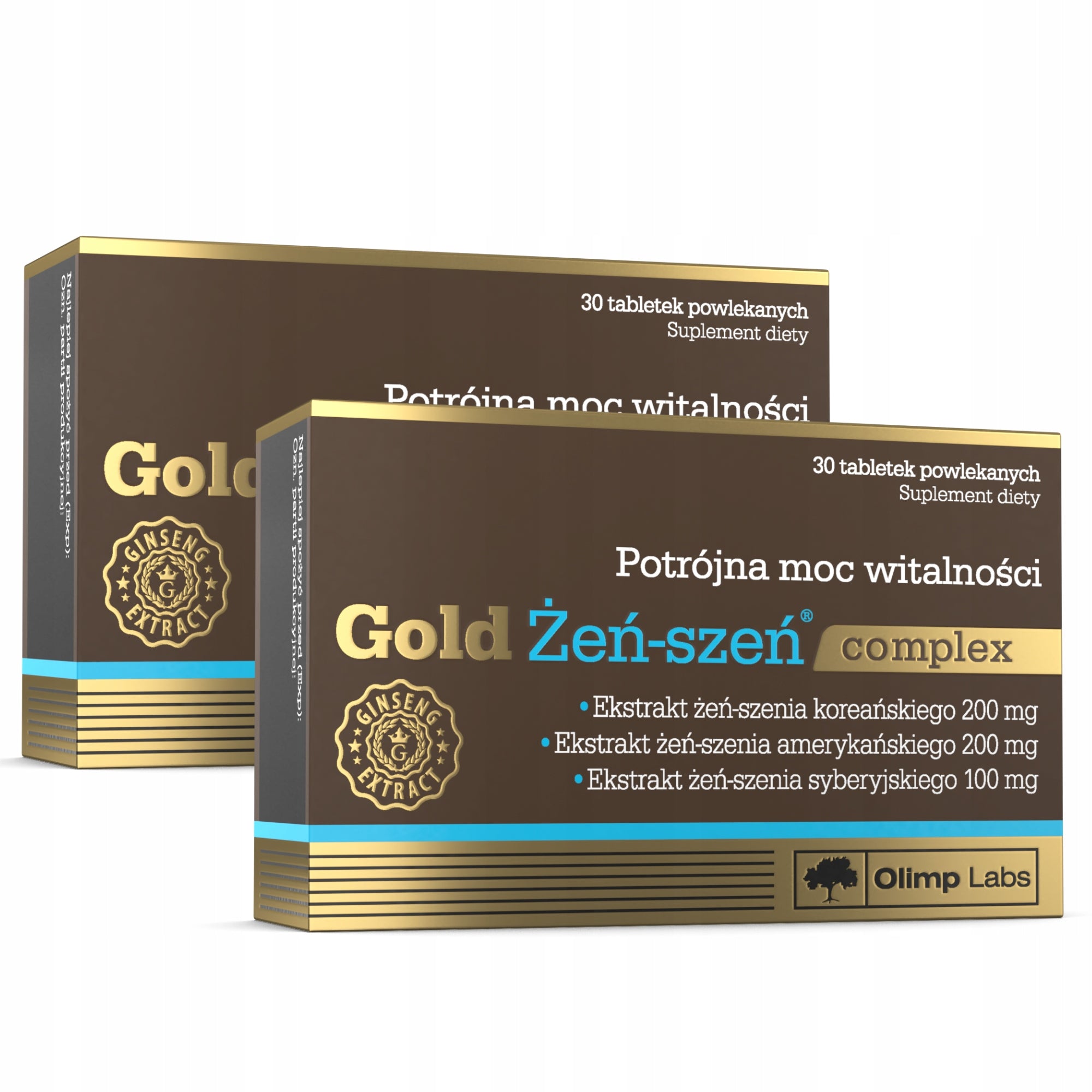 OLIMP GOLD GINSENG EXTRACT 2x 30tab STRESS MEMORY