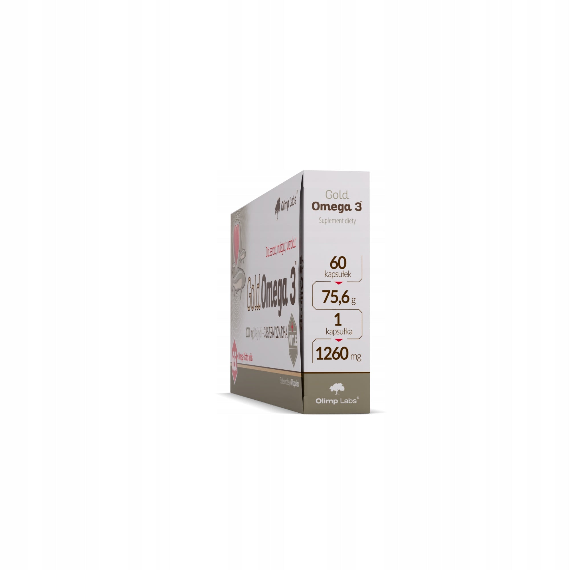 OLIMP GOLD OMEGA 3 1000 MG HEALTHY HEART BRAIN FUNCTIONING 60 CAPS. Manufacturer code 5901330013065