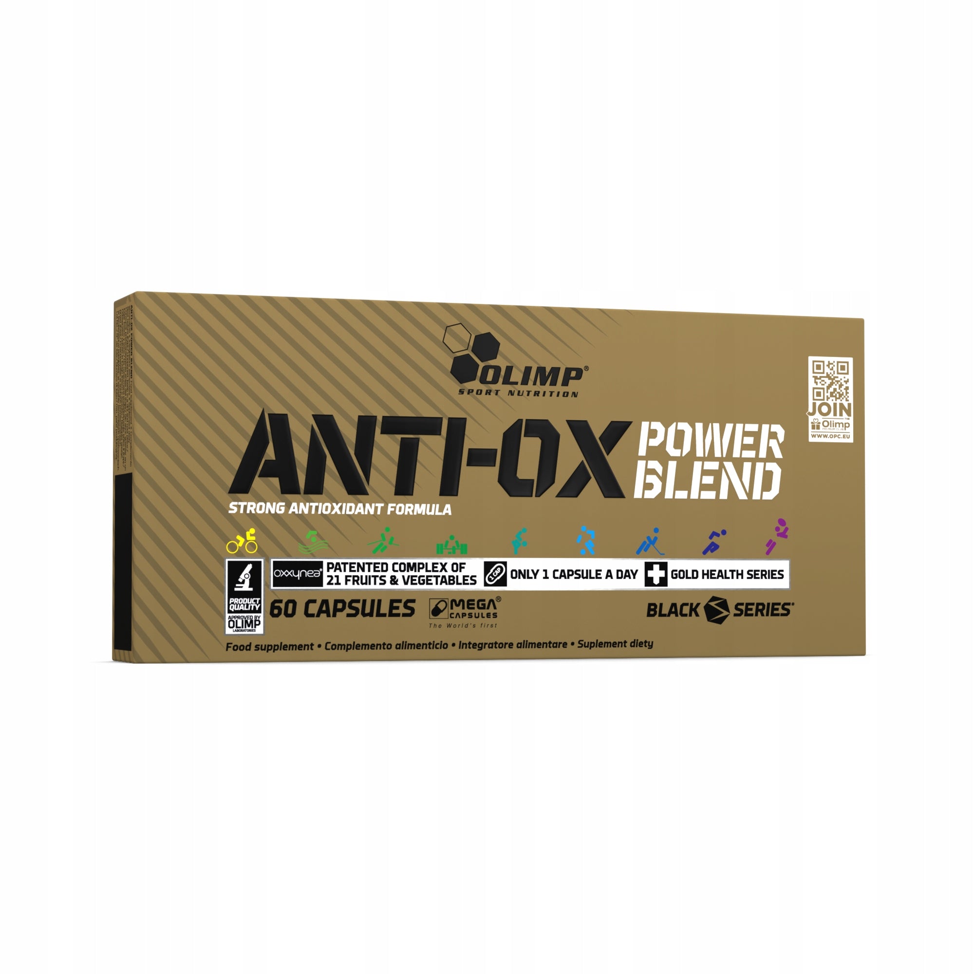 OLIMP Gold Anti-OX Power Blend 60caps Antioxidants Vitamins Detox Manufacturer code 5901330083198