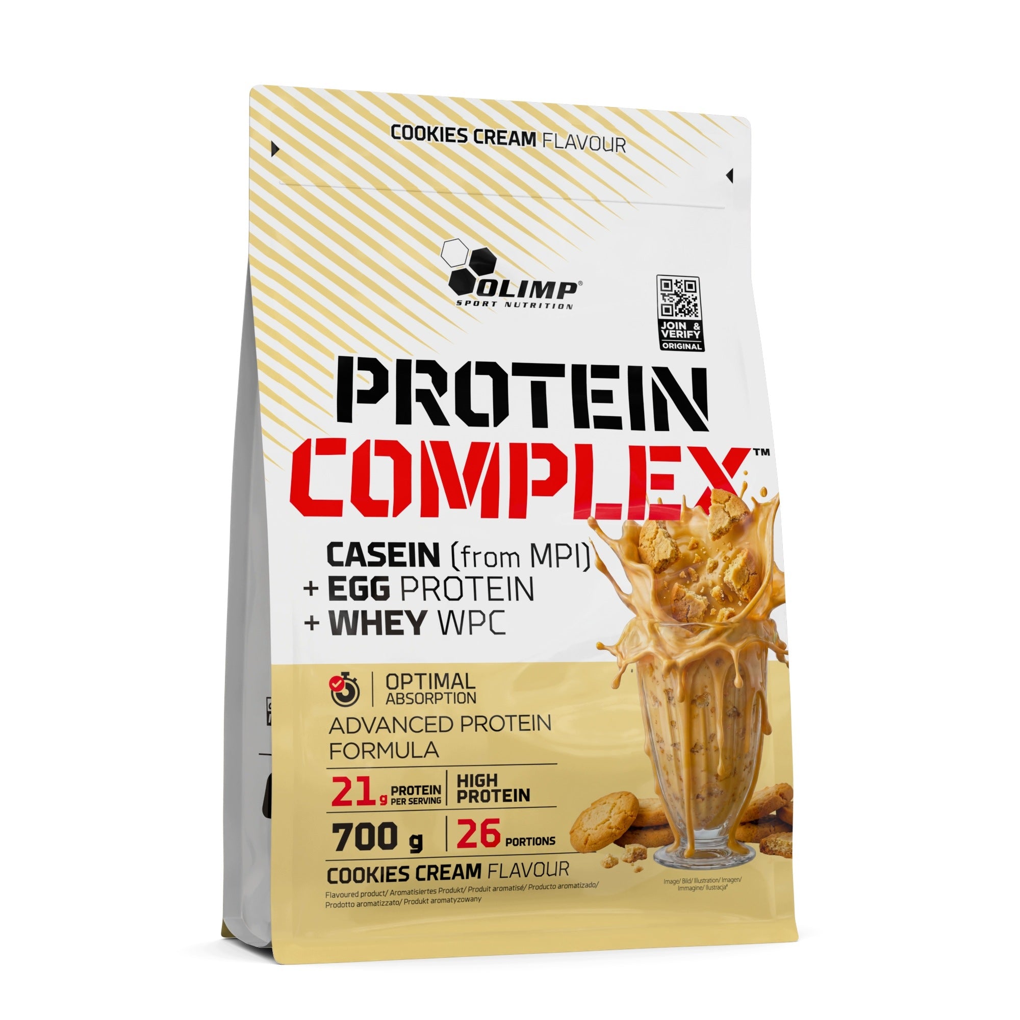 OLIMP PROTEIN COMPLEX 700g MILK PROTEIN ISOLATE PROTEIN WPC WHEY EGG WHITE