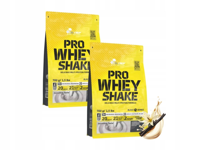 OLIMP Pro Whey Vanilla Shake Protein Conditioner (700 g) x2