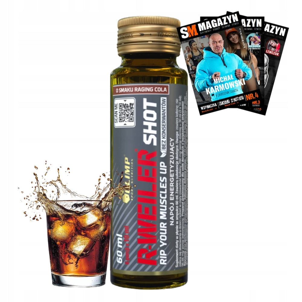 OLIMP R-WEITER SHOT GLASS AMPOULE PRE-WORKOUT STRENGTH POWER ENERGY 60ml