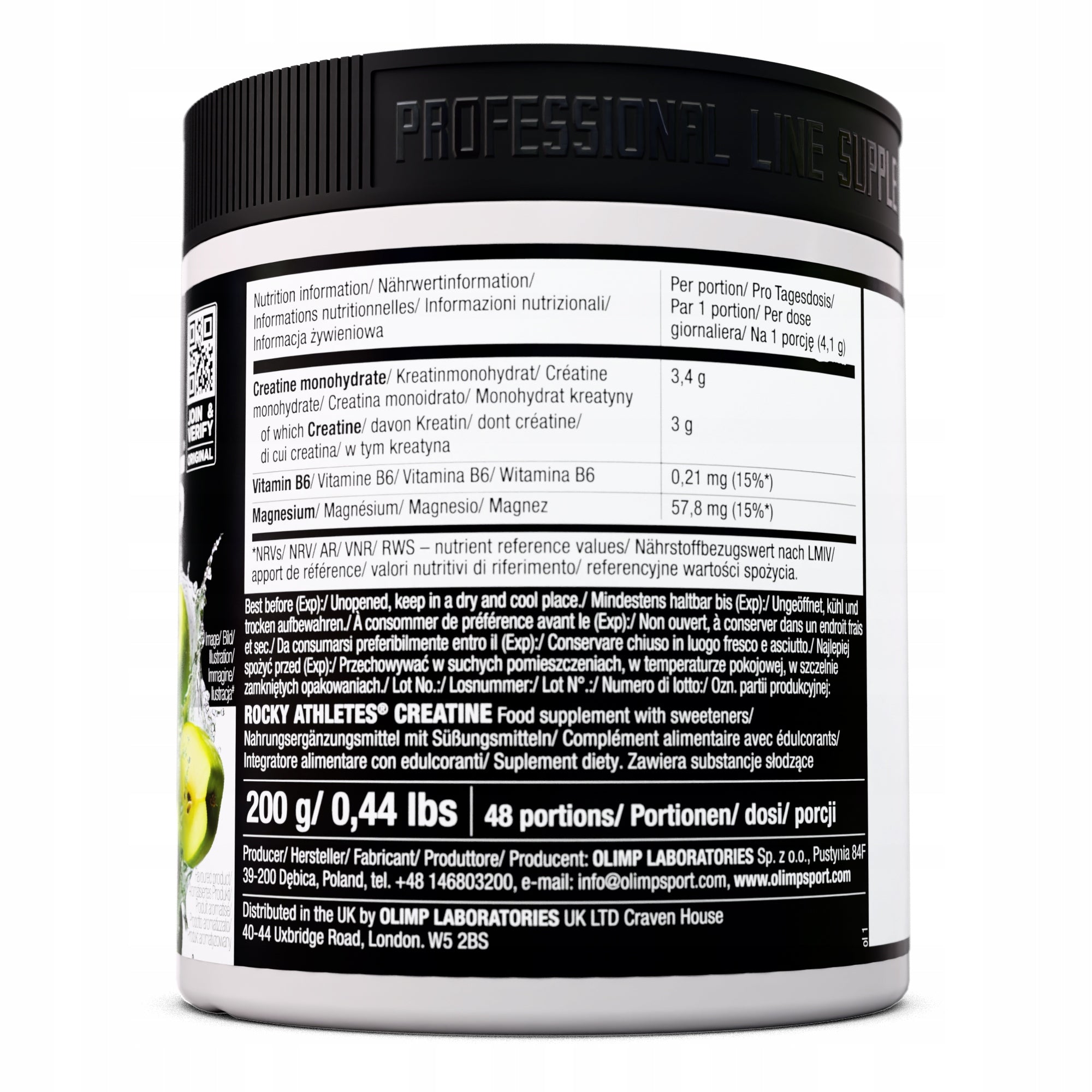 OLIMP ROCKY AHLETES CREATINE 200g CREATINE Manufacturer code 5901330100833