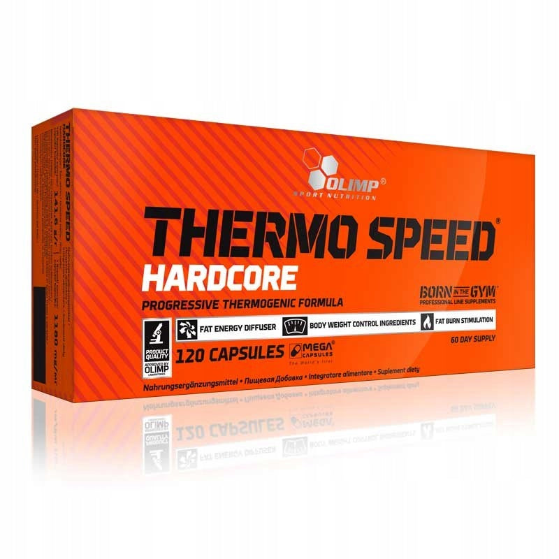 OLIMP THERMO SPEED HARDCORE 120k FAT BURNER SLIMMING ENERGY DIET EAN (GTIN) 0724833910595