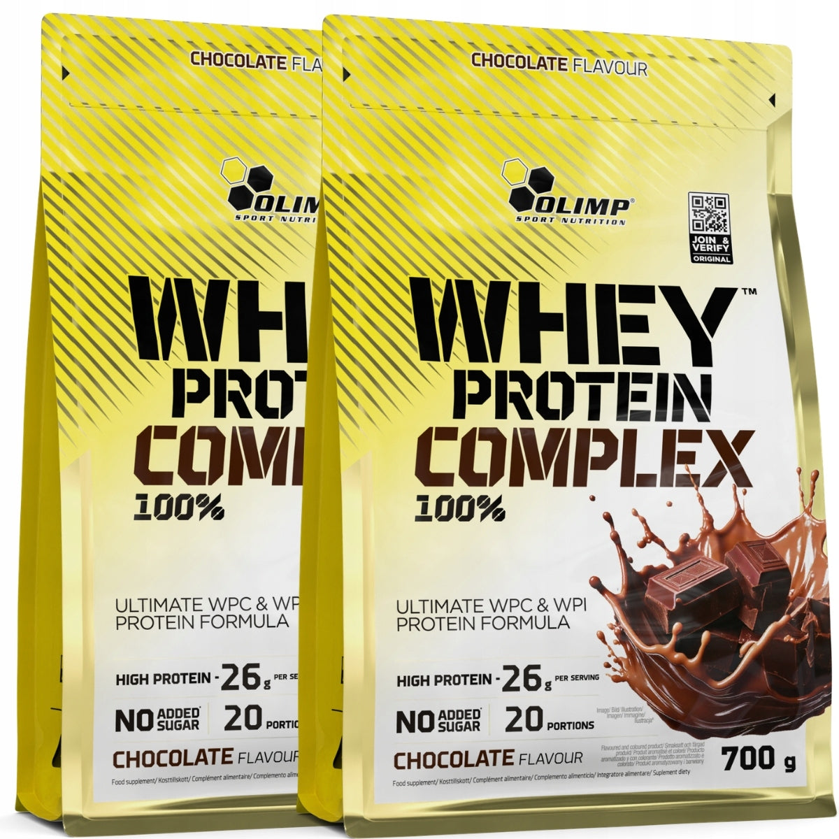 OLIMP WHEY PROTEIN COMPLEX 1400g PROTEIN WPC WPI 2x700g Double Chocolate