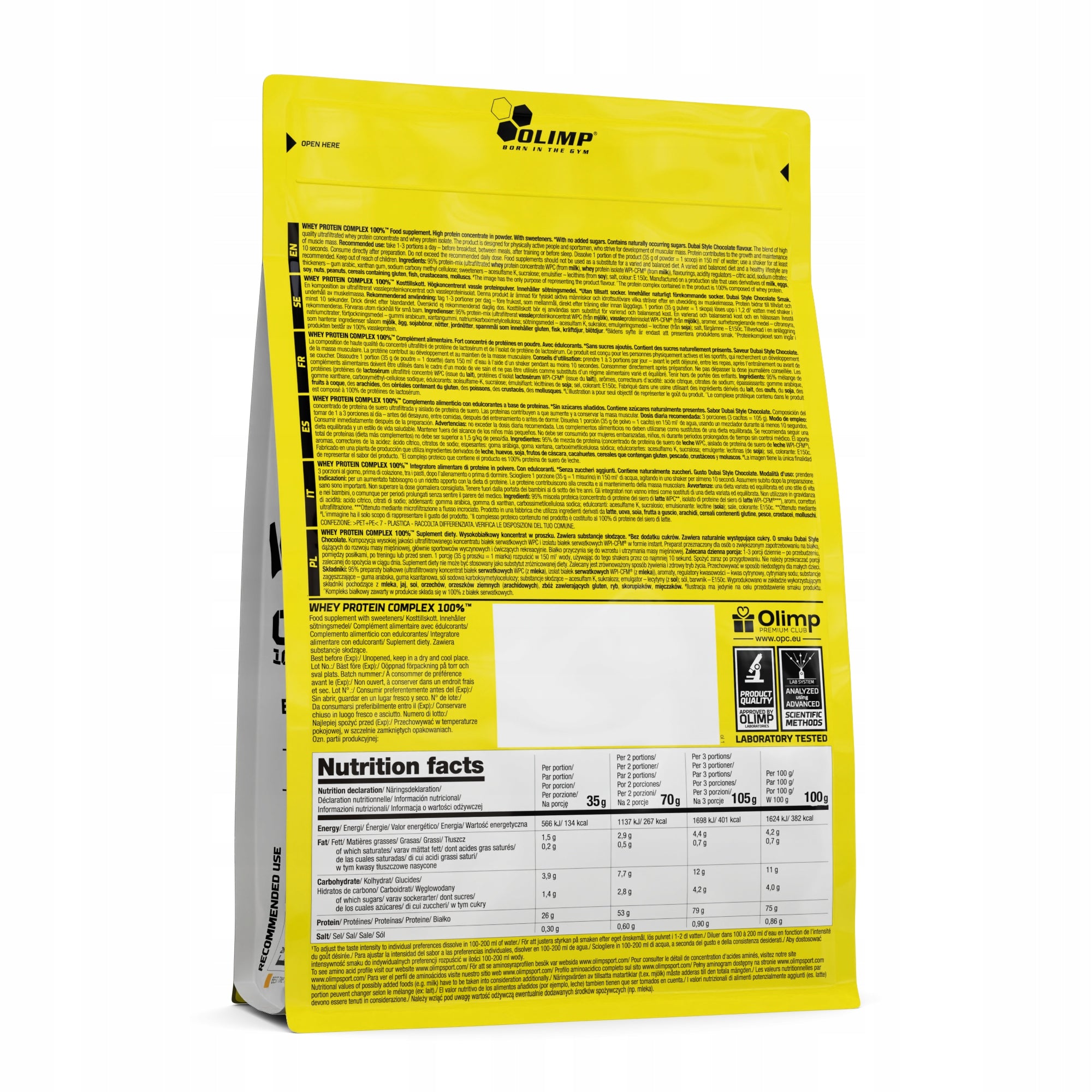 OLIMP WHEY PROTEIN COMPLEX 700g PROTEIN WPC DUBAI CHOCOLATE CONCENTRATE EAN (GTIN) 5901330100277