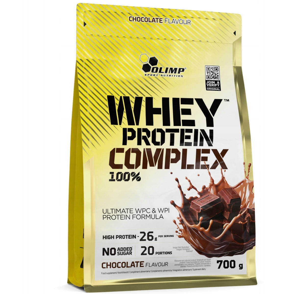 OLIMP WHEY PROTEIN COMPLEX 700g WPC DOUBLE CHOCOLATE Expiration date at least 1 year from the date of purchase