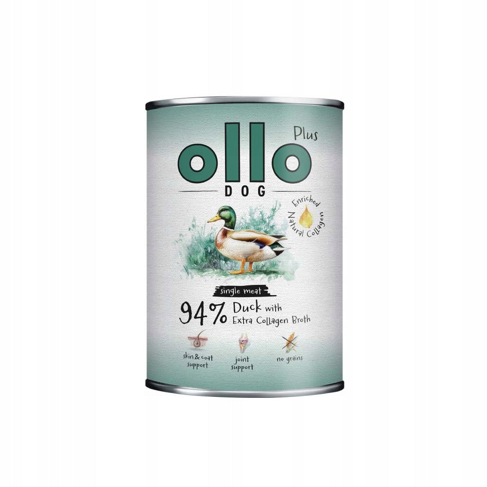 OLLO DUCK DOG CAN + COLLAGEN