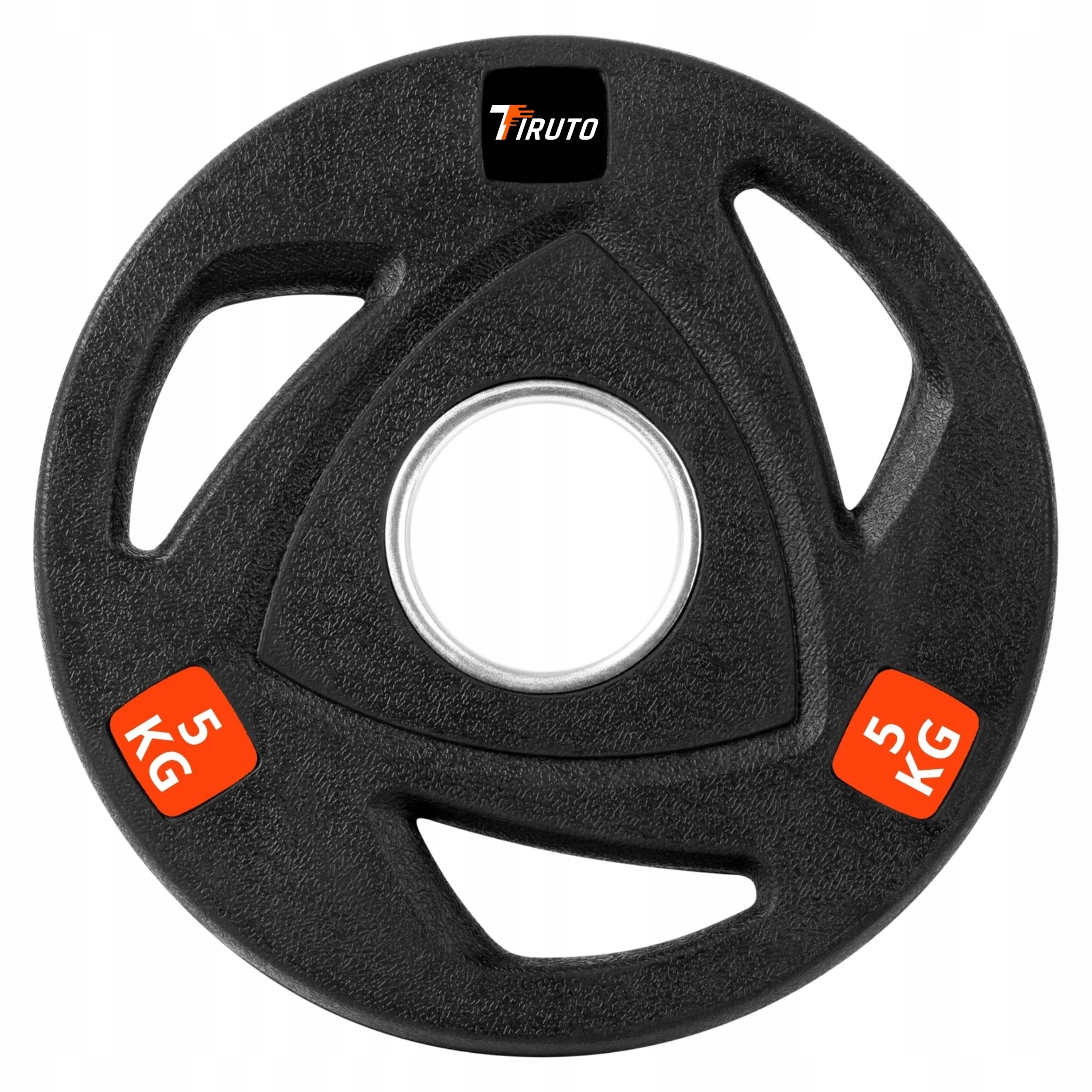 OLYMPIC CAST IRON LOAD FOR BARBELL GRIFFIN PLATE RUBBERIZED OLIMP 5KG Packaging status original