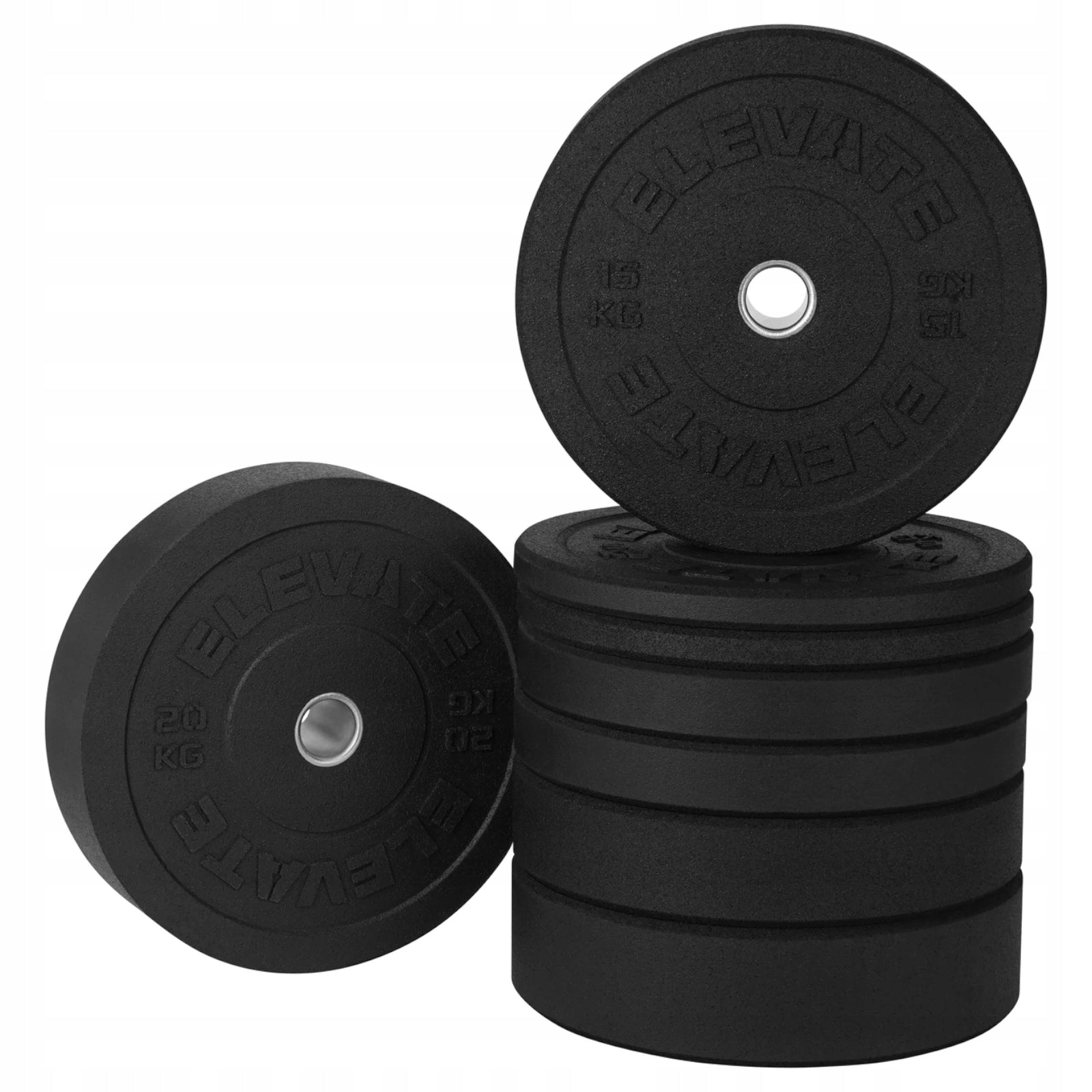 OLYMPIC LOAD SET BUMPERS 100kg RUBBER LOADS PLATE ELEVATE