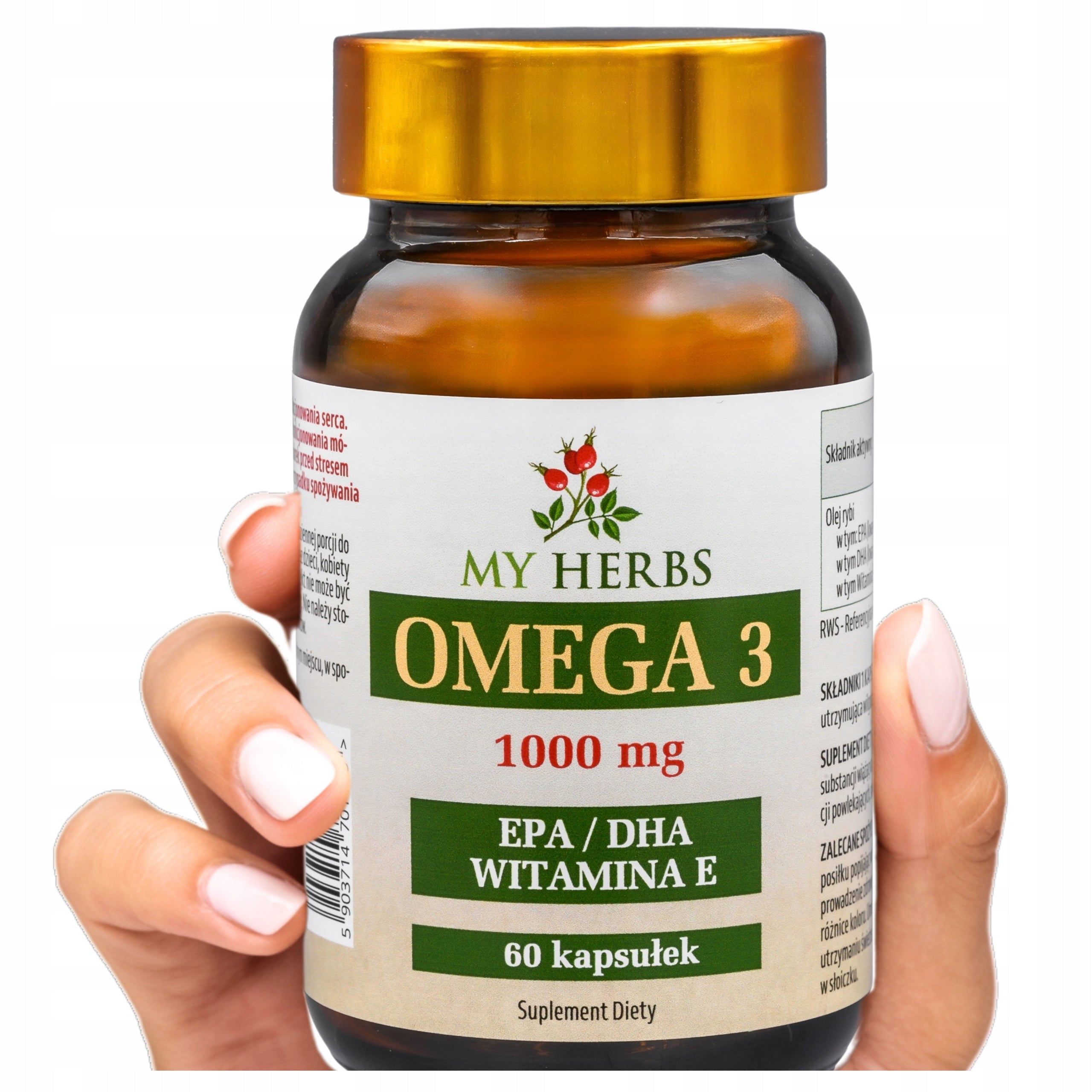 OMEGA 3 1000mg EPA/DHA VITAMIN E 60 capsules