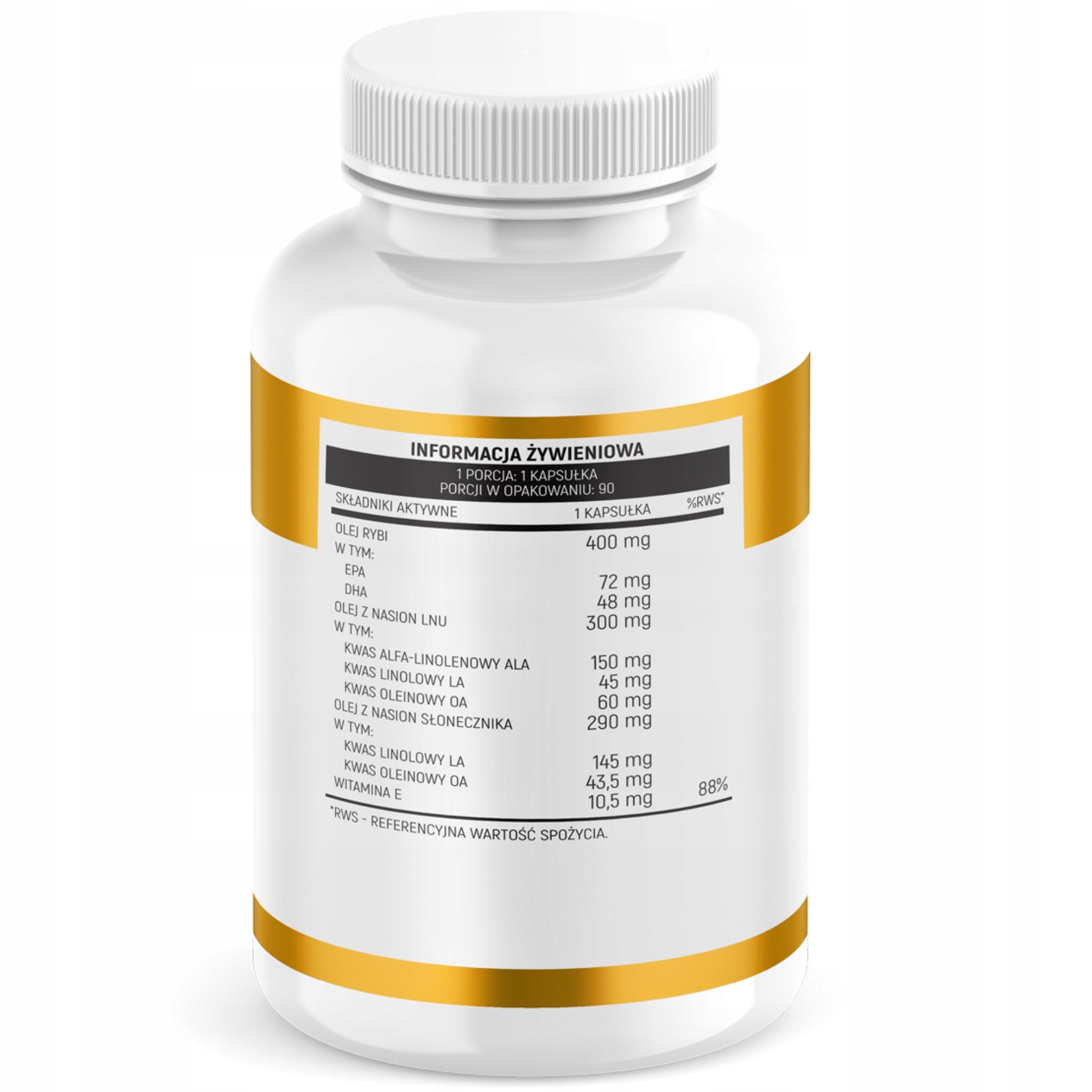OMEGA 3-6-9 90 kap EPA DHA Fish Oil Tran Brain Immunity Heart | INSPORT Manufacturer code OMEGA 369 omega 3 6 9 ZDROWE ODPORNOŚĆ