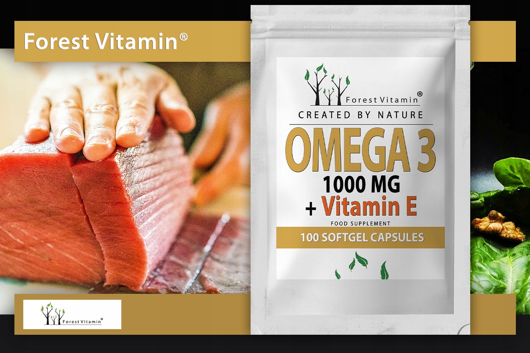 OMEGA 3 FATTY ACIDS DHA EPA 100 KAPS STRONG FROM WILD ANCHOVIES Form capsules