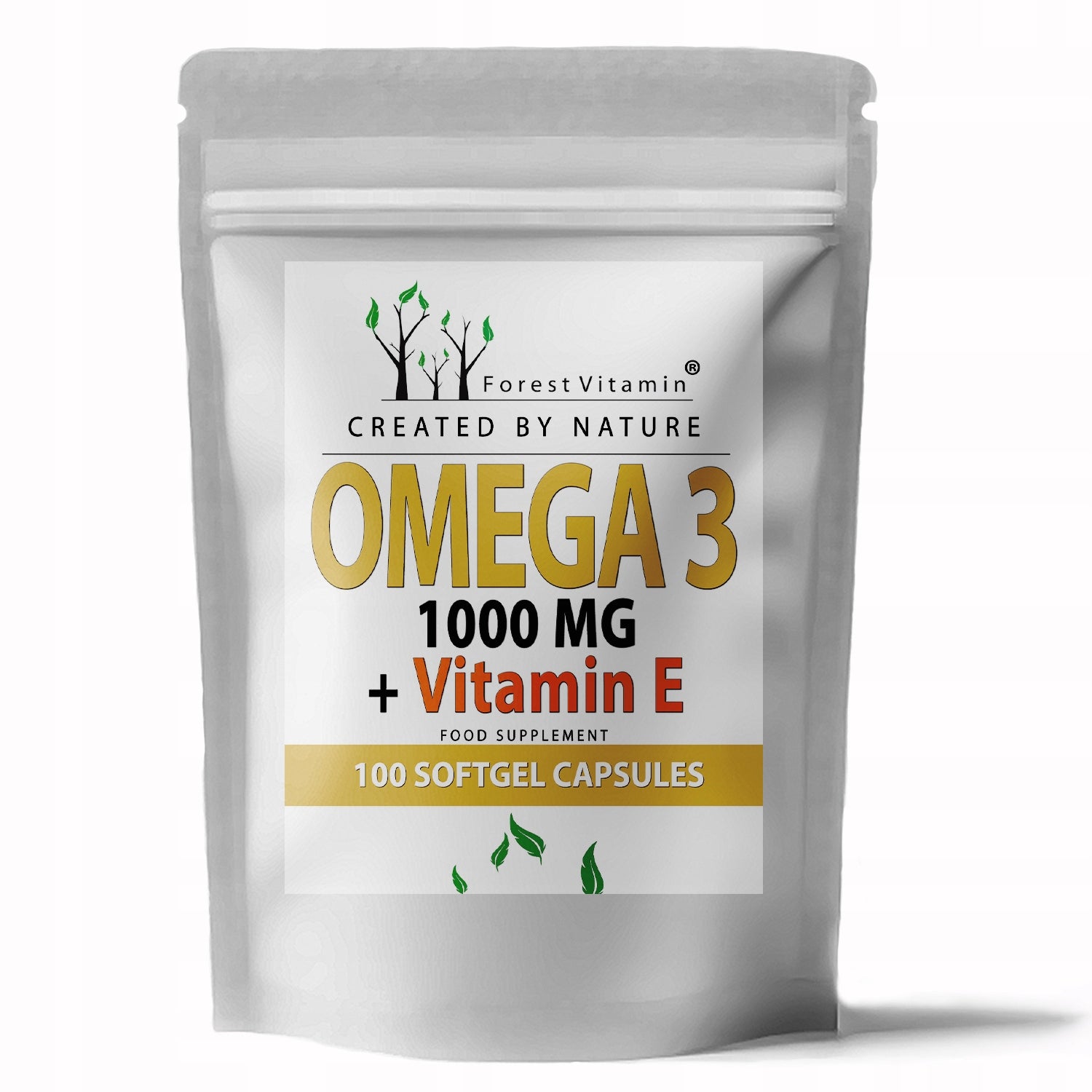 OMEGA 3 FATTY ACIDS DHA EPA 100 KAPS STRONG FROM WILD ANCHOVIES Packaging status original