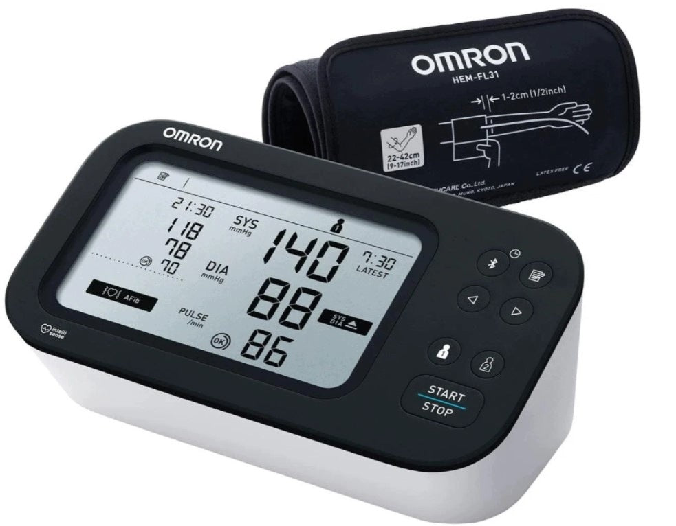 OMRON M7 Intelli IT tonometer + adapter Medical device yes