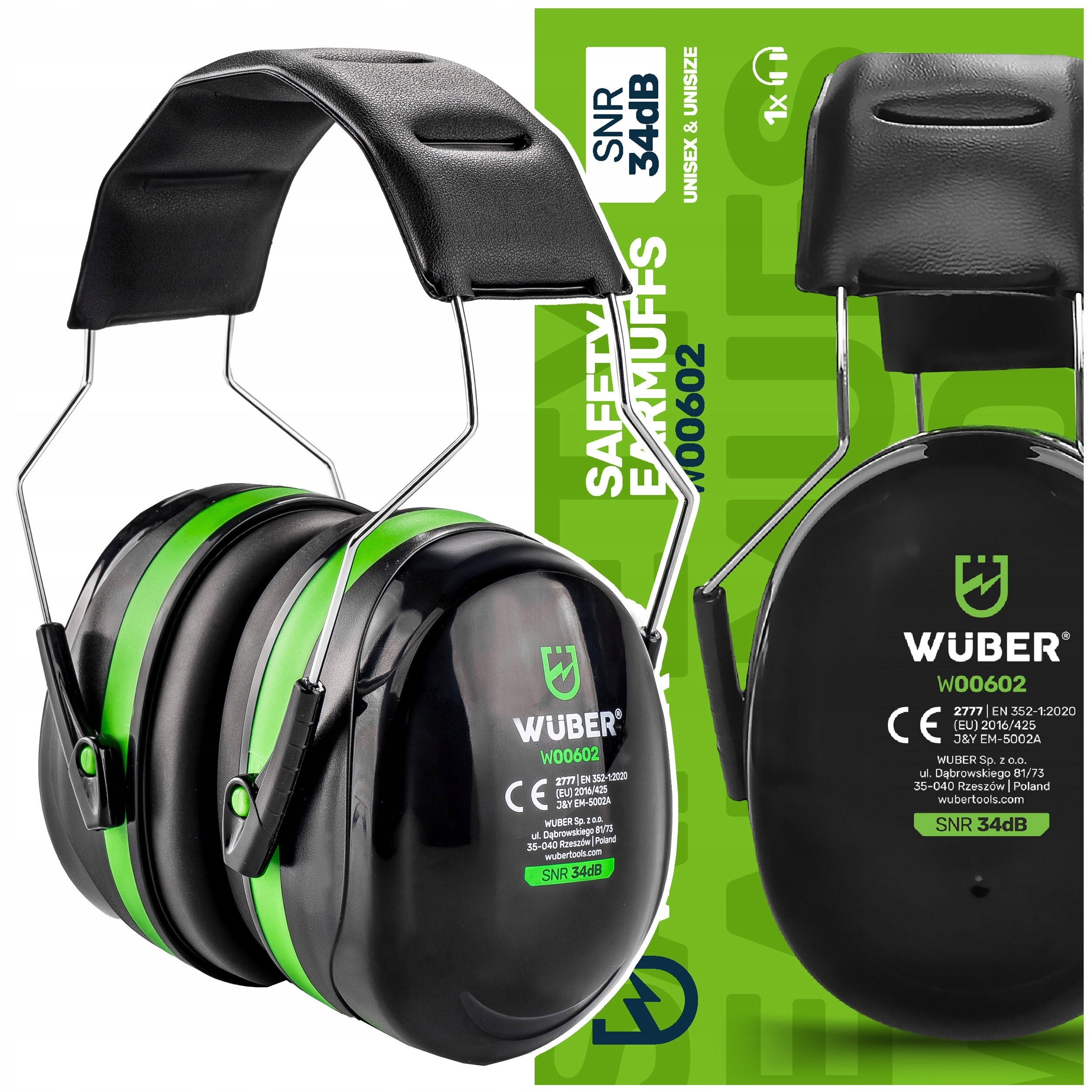 ON-EAR HEADPHONES SOUNDPROOFING PROTECTORS SNR34dB ANTI-NOISE ADJUSTMENT