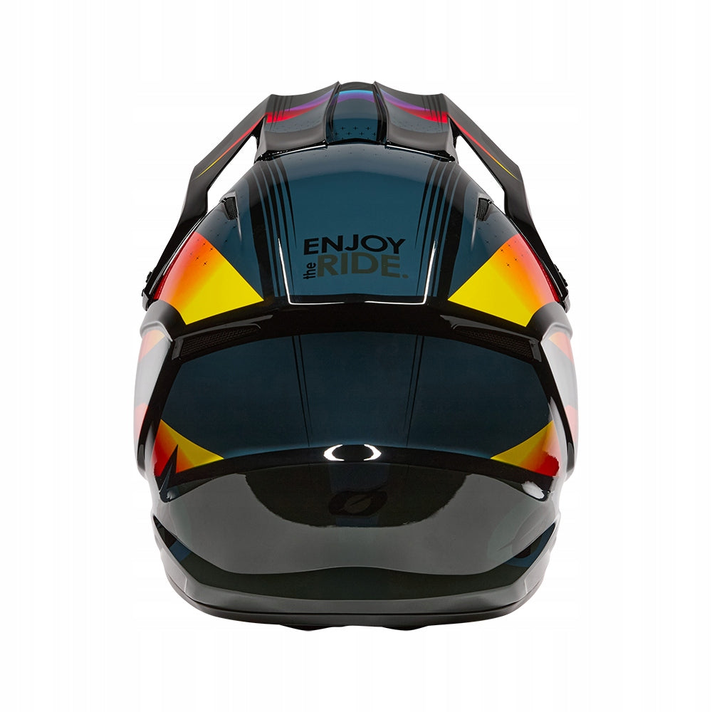ONEAL CHILDREN'S HELMET 1SRS RC BLACK MULTI COLOR NEON SIZE M Manufacturer O'neal