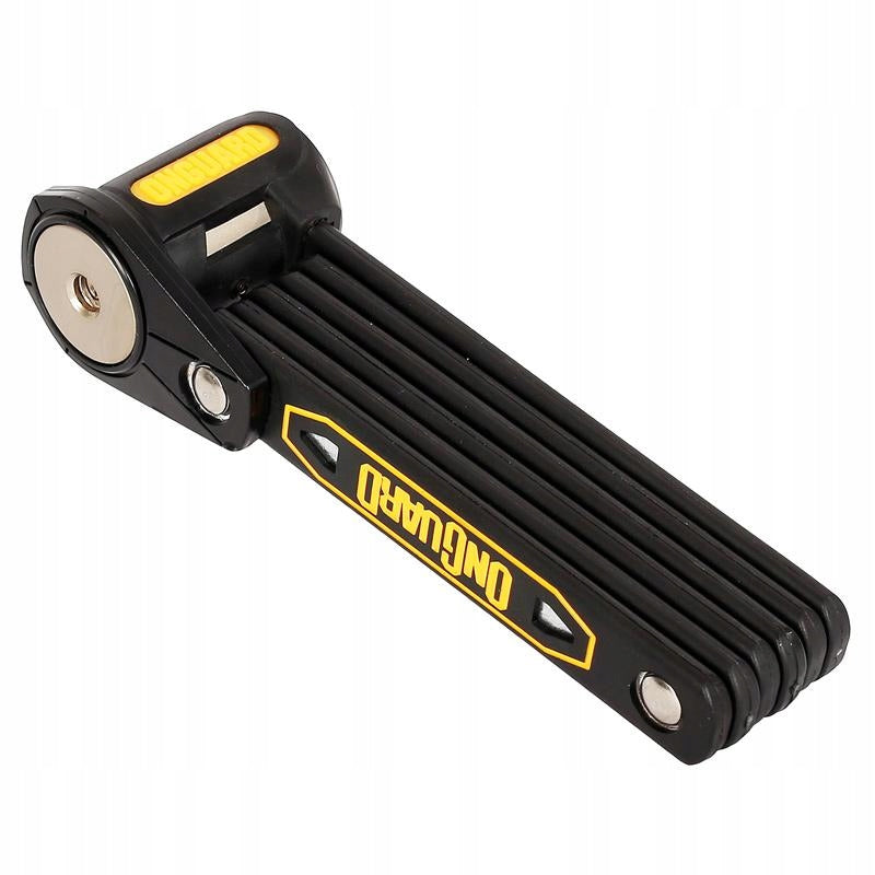 ONGUARD Zámek K9 Llink Plate Lock 690 mm skládací na klíč černá