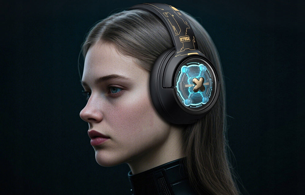 ONIKUMA GT802 Wireless On-Ear Gaming Headphones BT 5.4 Black Manufacturer code GT802