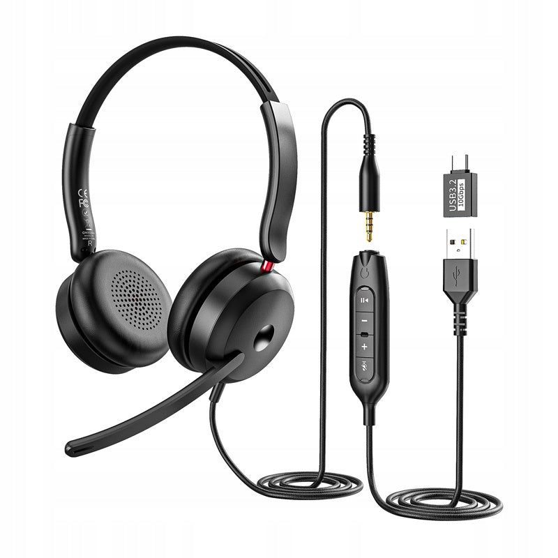 ONIKUMA X81 Wired Gaming Headphones Microphone USB-C Jack 3.5 Comfort