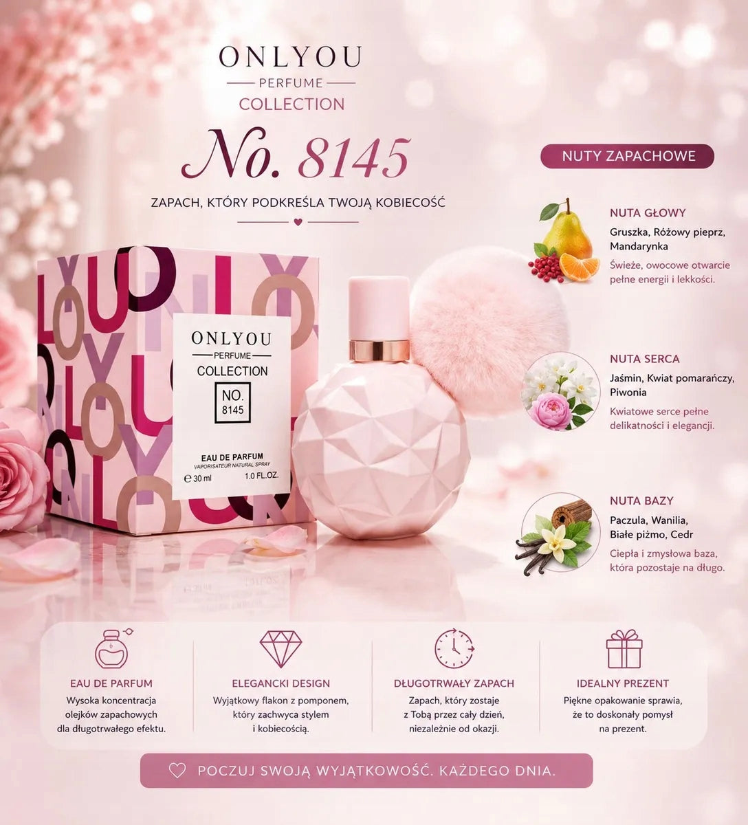 ONLYOU No. 8145 PERFUME EDP 30 ml - EAU DE PARFUM Packaging status original