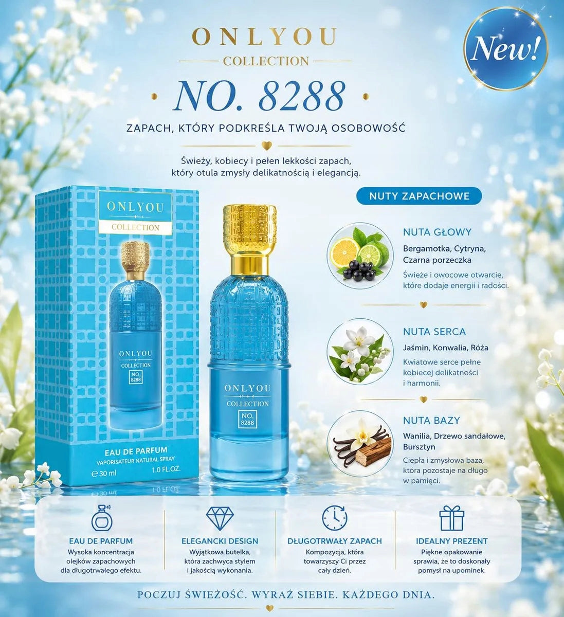 ONLYOU No. 8219 EDP PERFUME 30 ml - WOMEN'S EAU DE PARFUM Manufacturer code OLU830-219