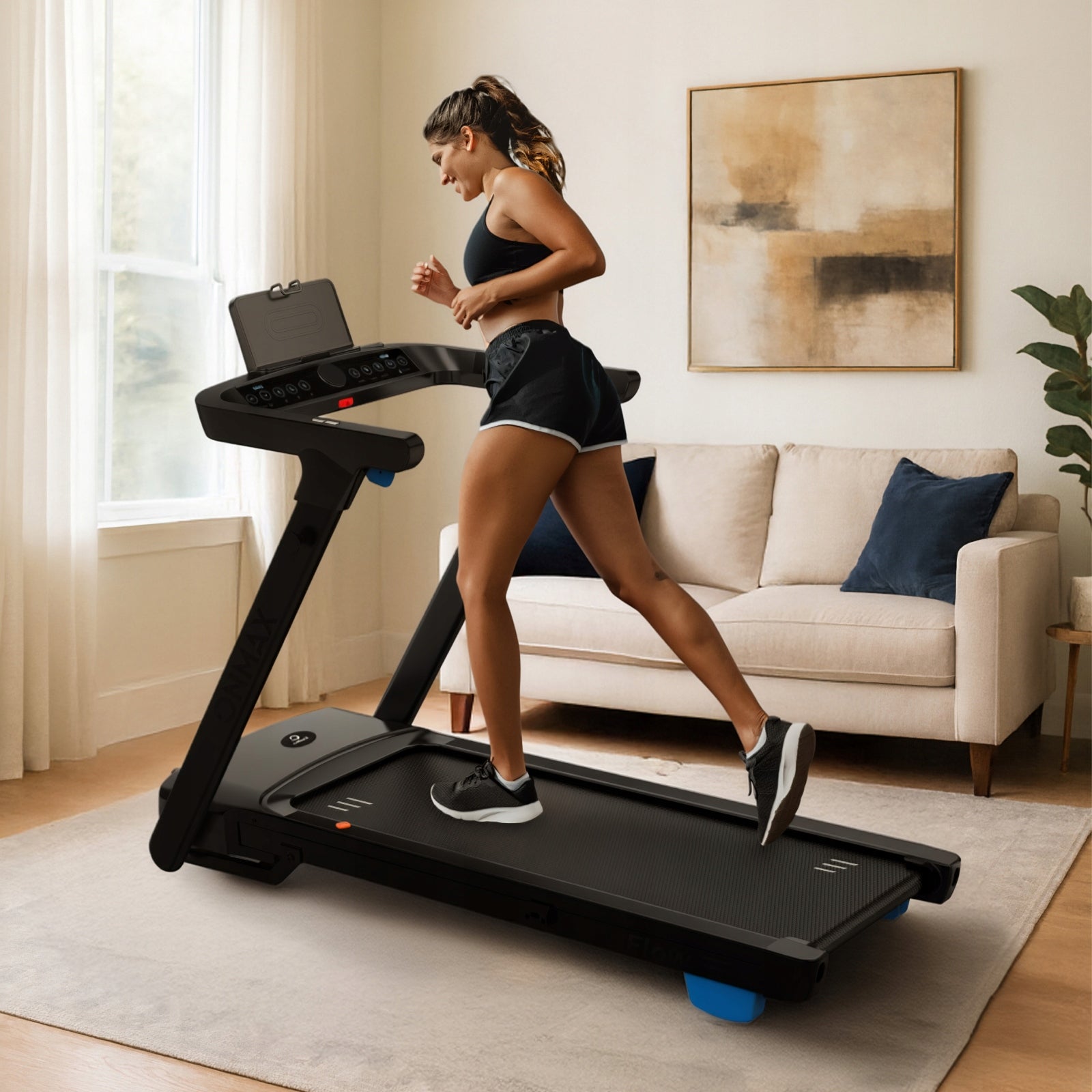 ONMAX Electric treadmill folding FLOW auto lifting app PL Model other