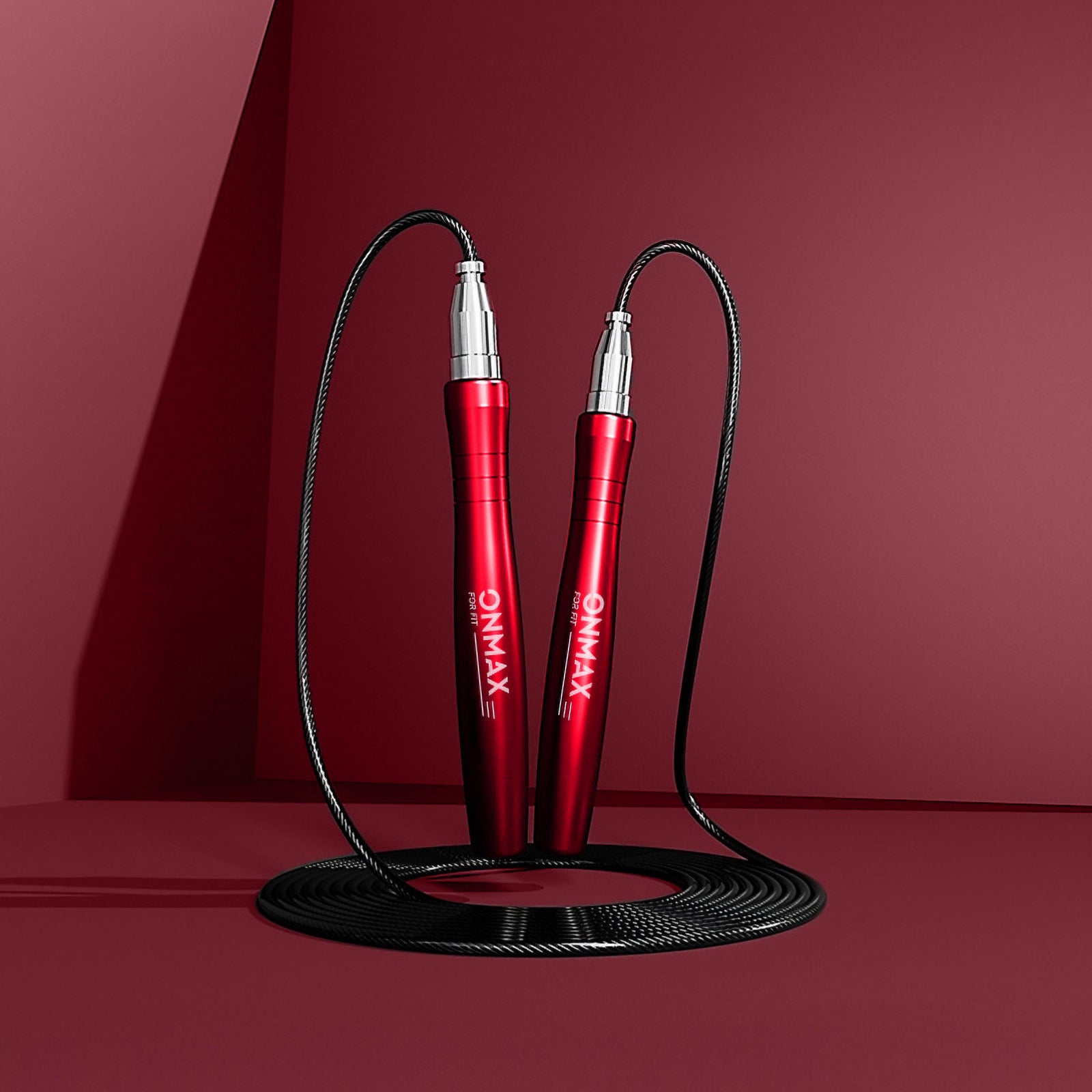 ONMAX Professional training jump rope PRO2 red 2 interchangeable links Packaging status original