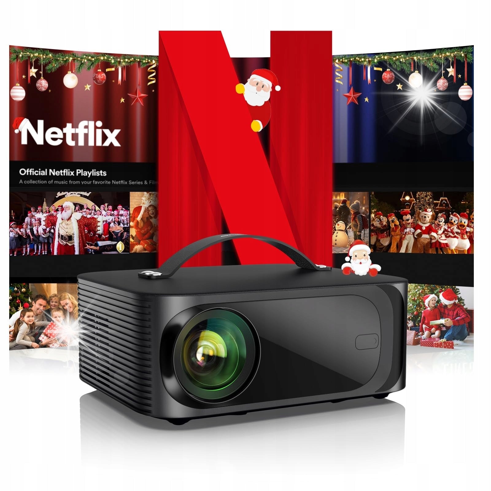 ONOAYO Projector 4K 30000 lm LCD Full HD 1080p 80W new