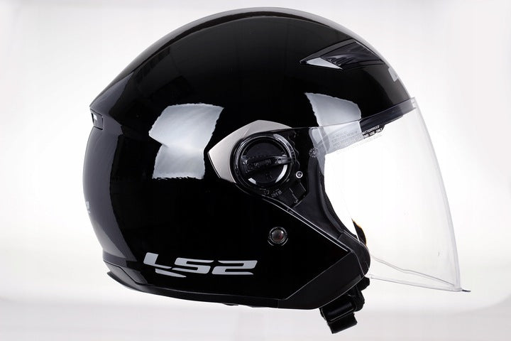 OPEN HELMET JET LS2 OF569.2 TRACK BLACK GLOSS r. S KRA Manufacturer's catalog number AK1843