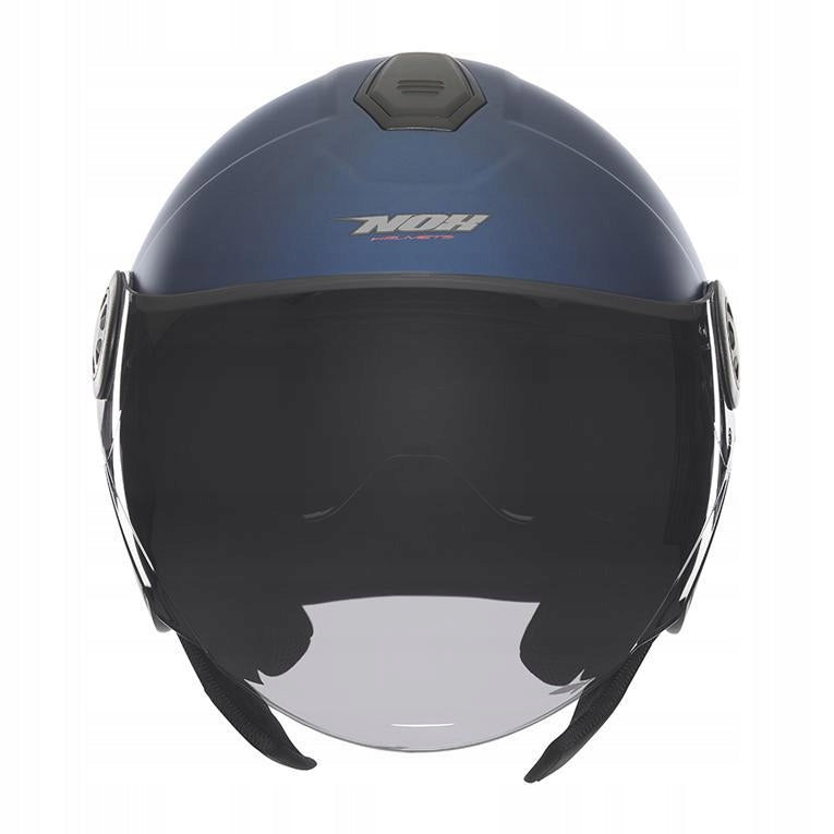 OPEN HELMET JET NOX N182 SOLID BLUE MAT M Size M