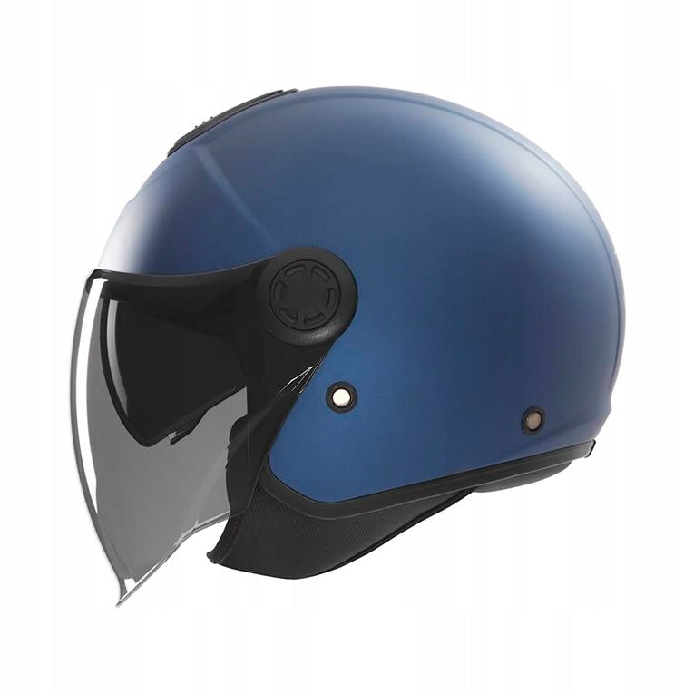 OPEN HELMET JET NOX N182 SOLID BLUE MAT M