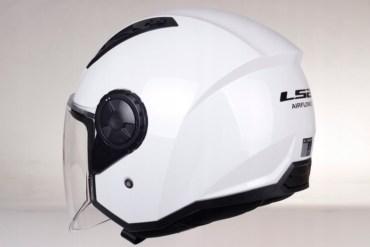 OPEN HELMET LS2 OF616 AIRFLOW II WHITE JET ECE 22.06 for motor scooter Manufacturer LS2