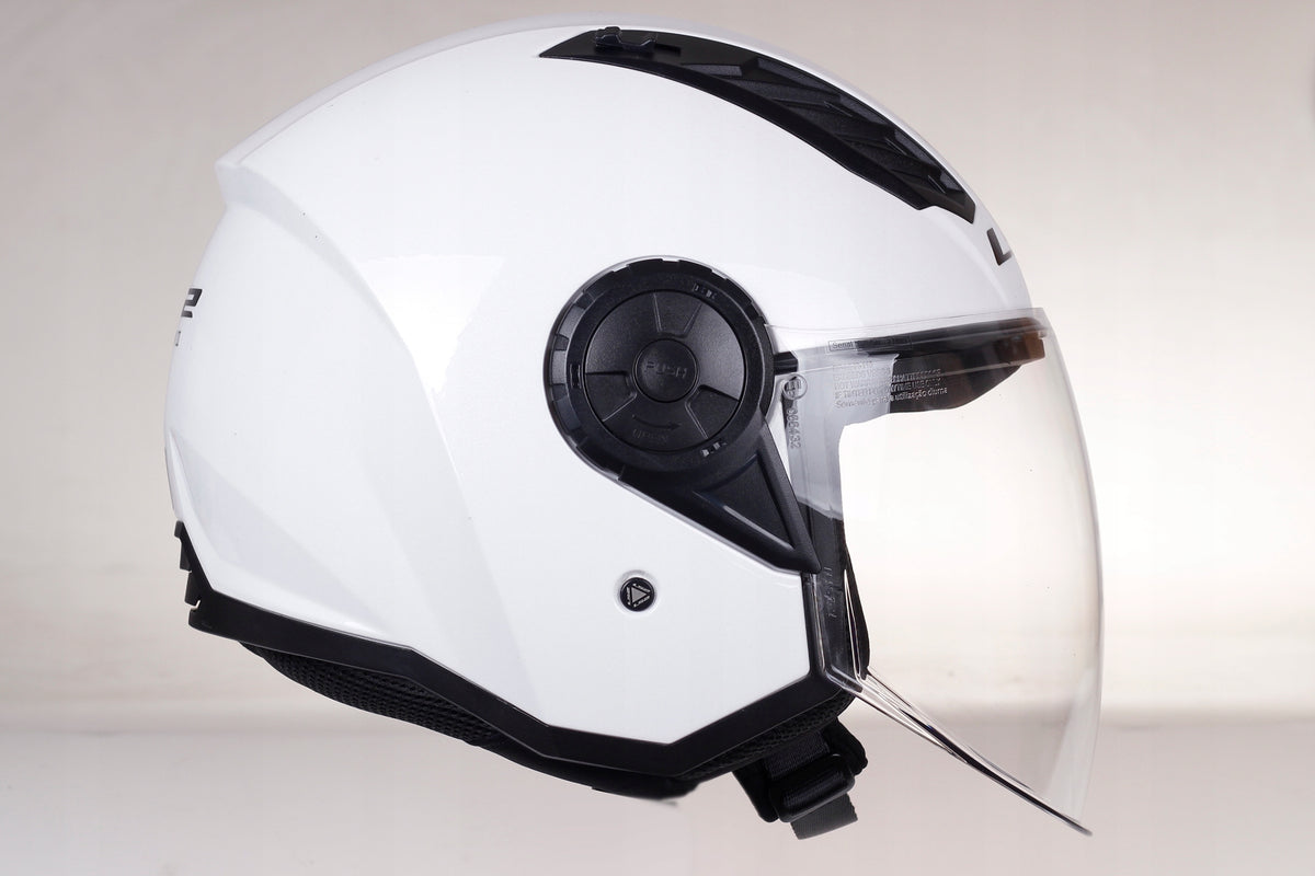 OPEN HELMET LS2 OF616 AIRFLOW II WHITE JET ECE 22.06 for motor scooter Packaging status original
