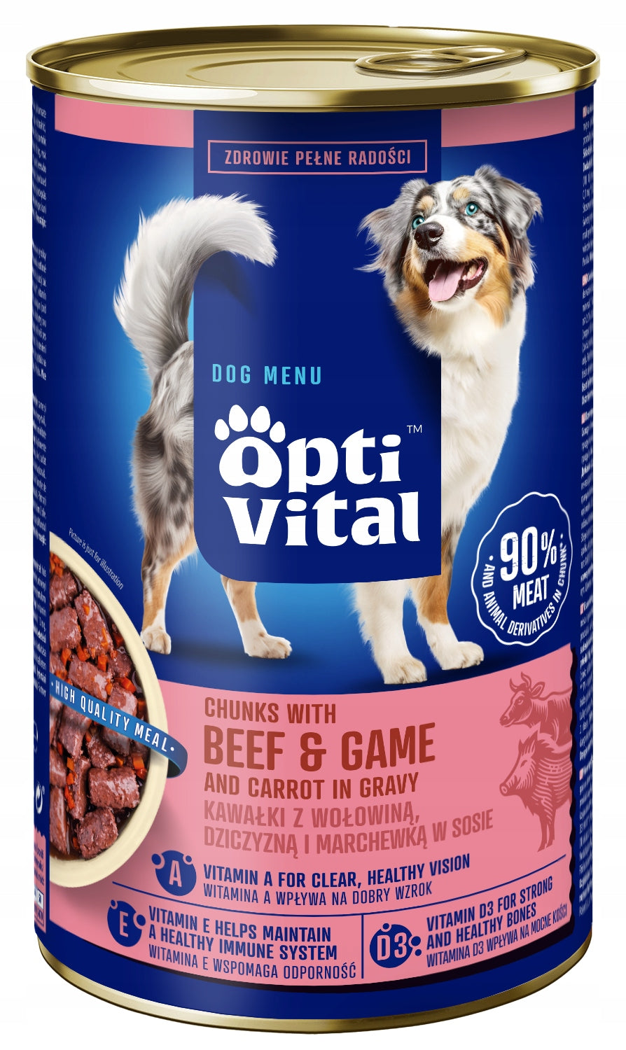 OPTIVITAL Complete canned dog food Food Mix 1250g x6 Trade name other