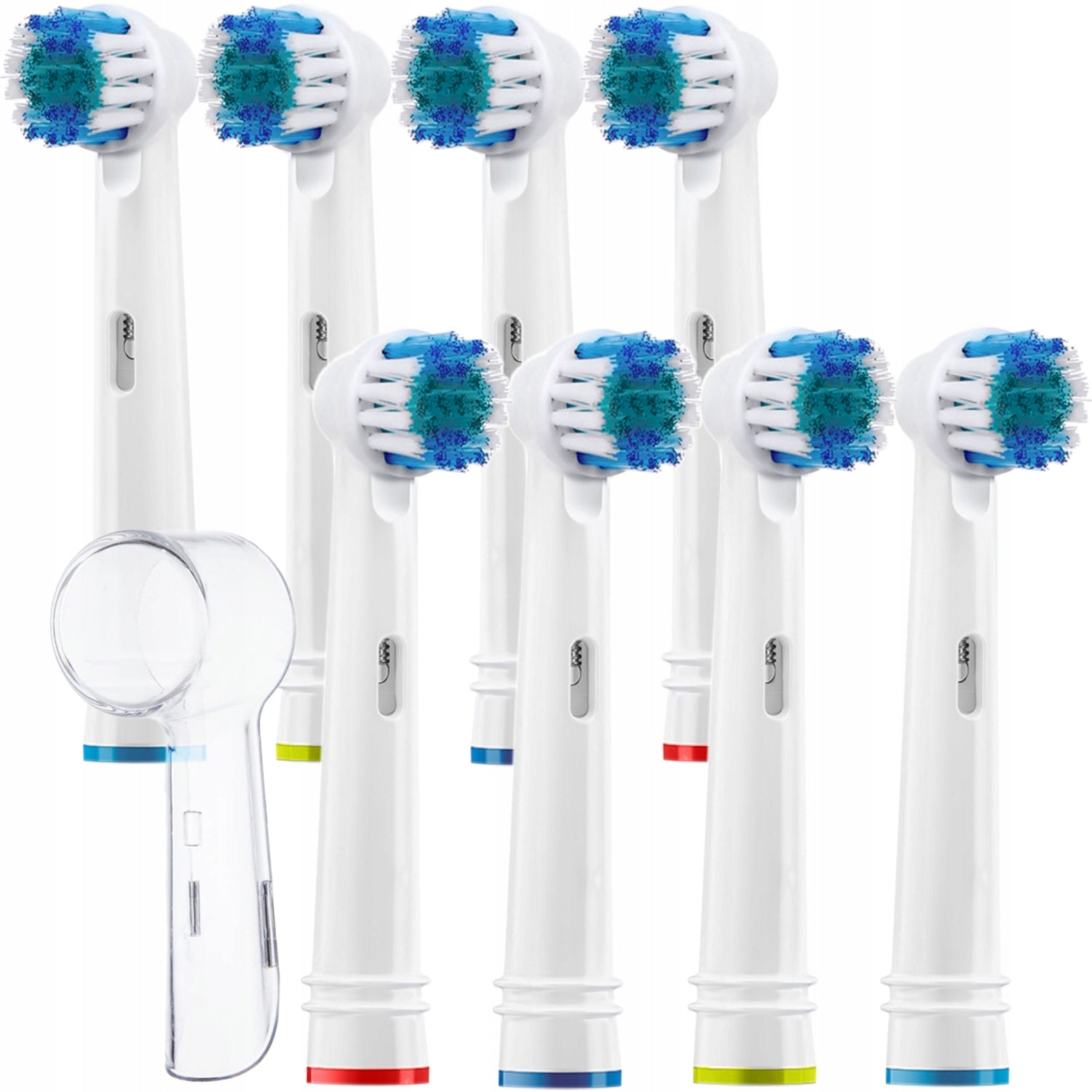 ORAL-B BRAUN PRECISION BRUSH TIPS SET OF 8 + COVER