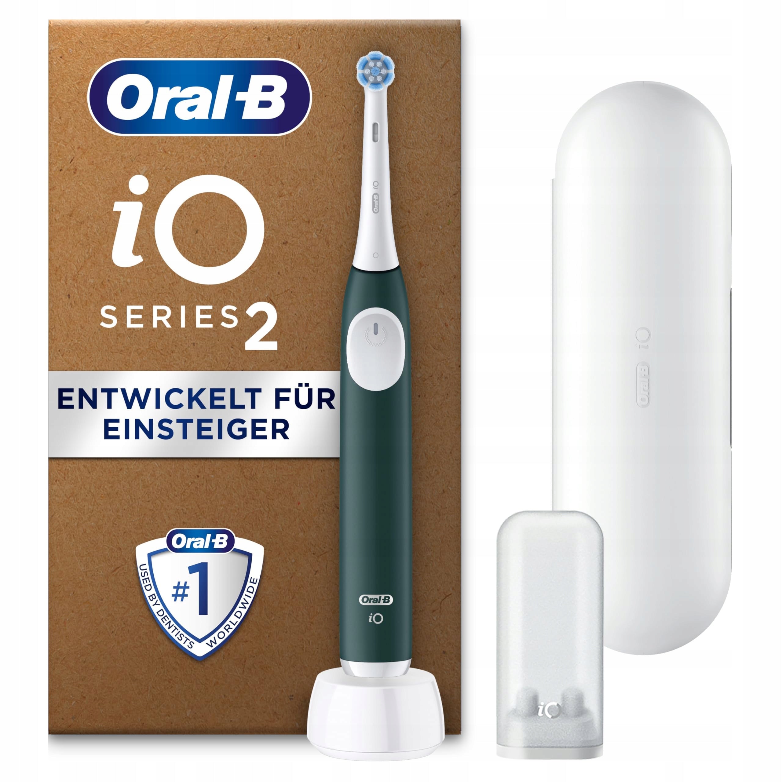 ORAL-B IO Series 2 Electric Toothbrush 3 Magnetic Modes Forest Green