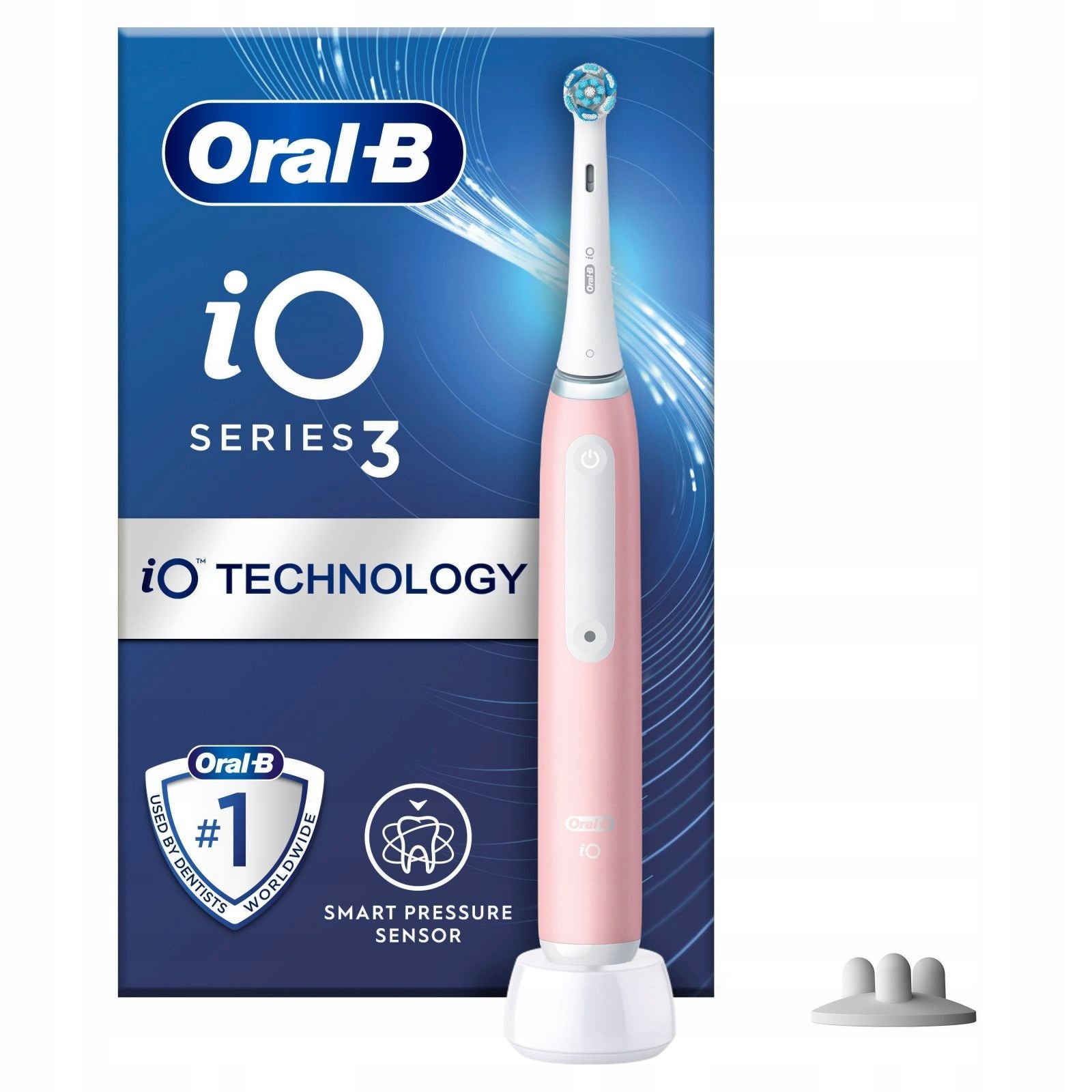 ORAL B - IO3S BLUSH PINK ELECTRIC TOOTHBRUSH